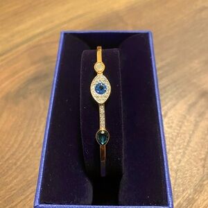 Swarovski Symbolic Evil Eye Bangle Bracelet #5171991